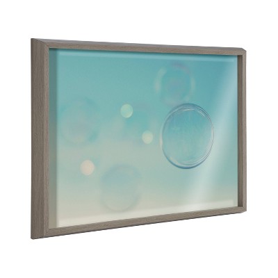 18" x 24" Blake Bubble Rectangle Framed Printed Glass by Laura Evans Gray - Kate & Laurel All Things Decor