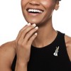 Ross-Simons 2.36 ct. t.w. Multi-Gemstone Violin Pin/Pendant in Sterling Silver and 18kt Gold Over Sterling Size 1.63 - 3 of 4