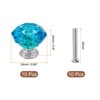 Unique Bargains Crystal Cabinet Knobs with Screw for Cupboard Wardrobe 10 Pcs - 2 of 4