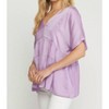 Women's Double V Tiered Top - Plus - entro - 4 of 4