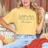 Simply Sage Market Women's Hand Drawn Hello Pumpkin Short Sleeve Garment Dyed Tee - 2 of 2