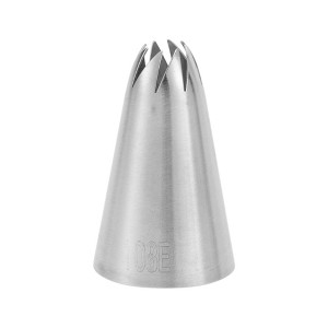 Unique Bargains Piping Tip 304 Stainless Steel Silver Tone 0.51"x0.98"x1.46" 1 Pcs - 1 of 3