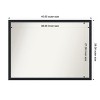 Amanti Art Bethany Non-Beveled Wood Framed Bathroom Vanity Wall Mirror - 3 of 4