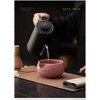 8 Pcs Pink Matcha Set with Ceramic Bowl, Bamboo Whisk & Scoop, Stainless Steel Sifter, Chasen Holder, Tea Cloth & Spoon - 2 of 4