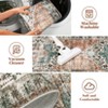 Vintage Carpet Washable Carpet Soft Imitation Wool Living Room Carpet Non-slip Vintage Distressed Decorative Carpet Oriental Print Easy-to-Clean - 3 of 4