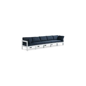 Meridian Furniture,Nizuc Water Resistant Fabric Outdoor Patio Modular Sofa - 1 of 4