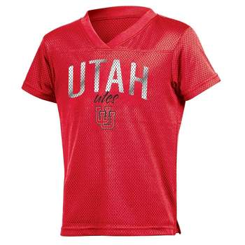 NCAA Utah Utes Girls' Mesh T-Shirt Jersey