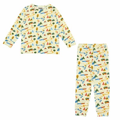Ola! otter Full Sleeve Nightsuit - Happy Camping