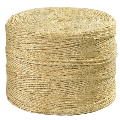 Box Partners Sisal Tying Twine 1-Ply Natural 3000'/Case TWS300