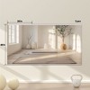 Apmir  2/3 pieces Rectangle Wall Mirror Home Gym Mirror Dance Studio Mirror Tempered Glass Mirror - 2 of 4