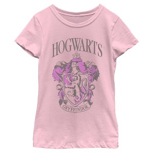 Girls Harry Potter and the Philosopher's Stone Hogwarts Gryffindor T Shirt - 1 of 4