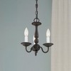 Livex Lighting Williamsburgh 3 - Light Chandelier in  Bronze - 3 of 4