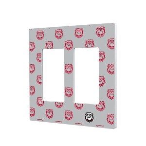 NCAA SEC Universities Fashion Pattern Hidden-Screw Light Switch Plate for Double Rocker - 1 of 4