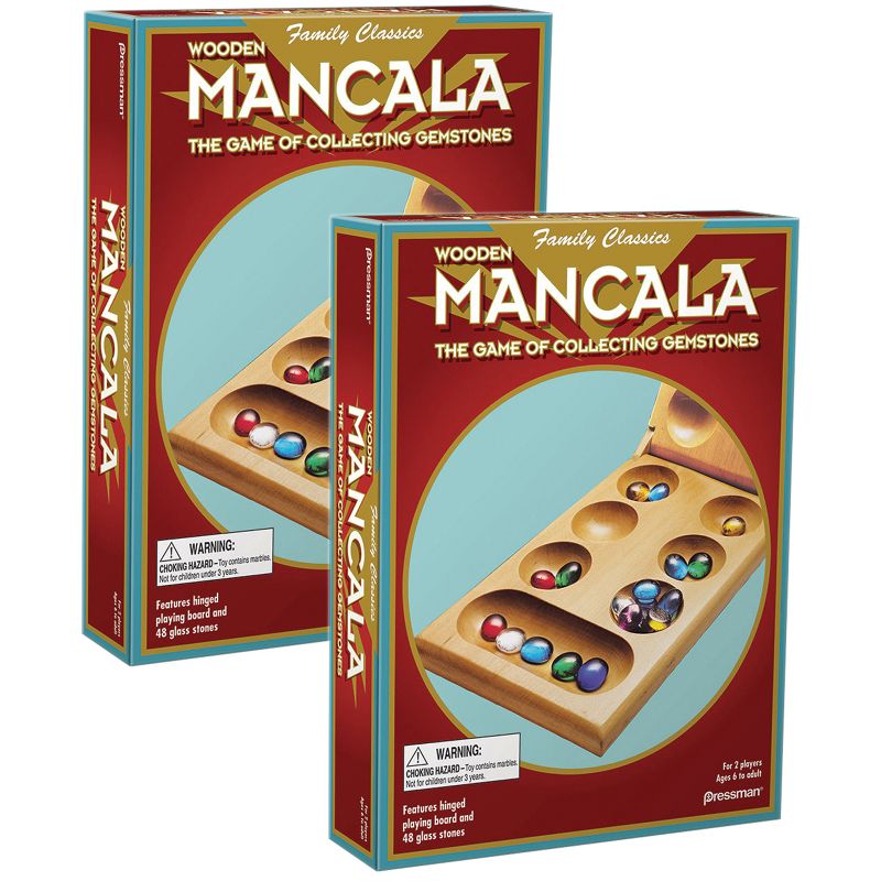 Pressman Mancala Game, Pack of 2, 1 of 6