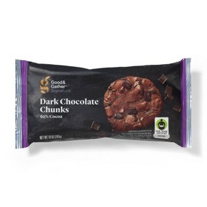 Signature Dark Chocolate Chunk - 10oz - Good & Gather™ - 1 of 4