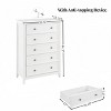 NicBex Farmhouse Dresser for Bedroom,Wood Dresser with Modern Style,Dressers Organizer for Bedroom,Living Room,Hallway, - 3 of 4