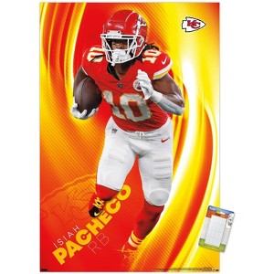 Trends International NFL Kansas City Chiefs - Isiah Pacheco 24 Unframed Wall Poster Prints - 1 of 4