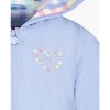 LONDON FOG Girls Lightweight Fleece Lined Hooded Spring Jacket - 2 of 3