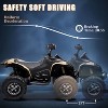 12V Kids ATV Ride-On Toy, Bombardier Licensed BRP Can-am 4 Wheeler Quad, LED Lights, Bluetooth, Music, USB, Suspension - 3 of 4