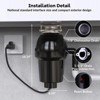 Garvee Garbage Disposal 1 HP, Continuous Feed Food Waste Disposer with Air Switch & Flange Seal, Stainless Steel Garbage Disposer - 3 of 4