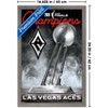 Trends International WNBA Las Vegas Aces - 2025 WNBA Finals Team Logo Framed Wall Poster Prints - 3 of 4