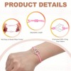 Unique Bargains Dog Cat Paw Bracelet Rope Bracelet Handmade Adjustable Strings - 3 of 4