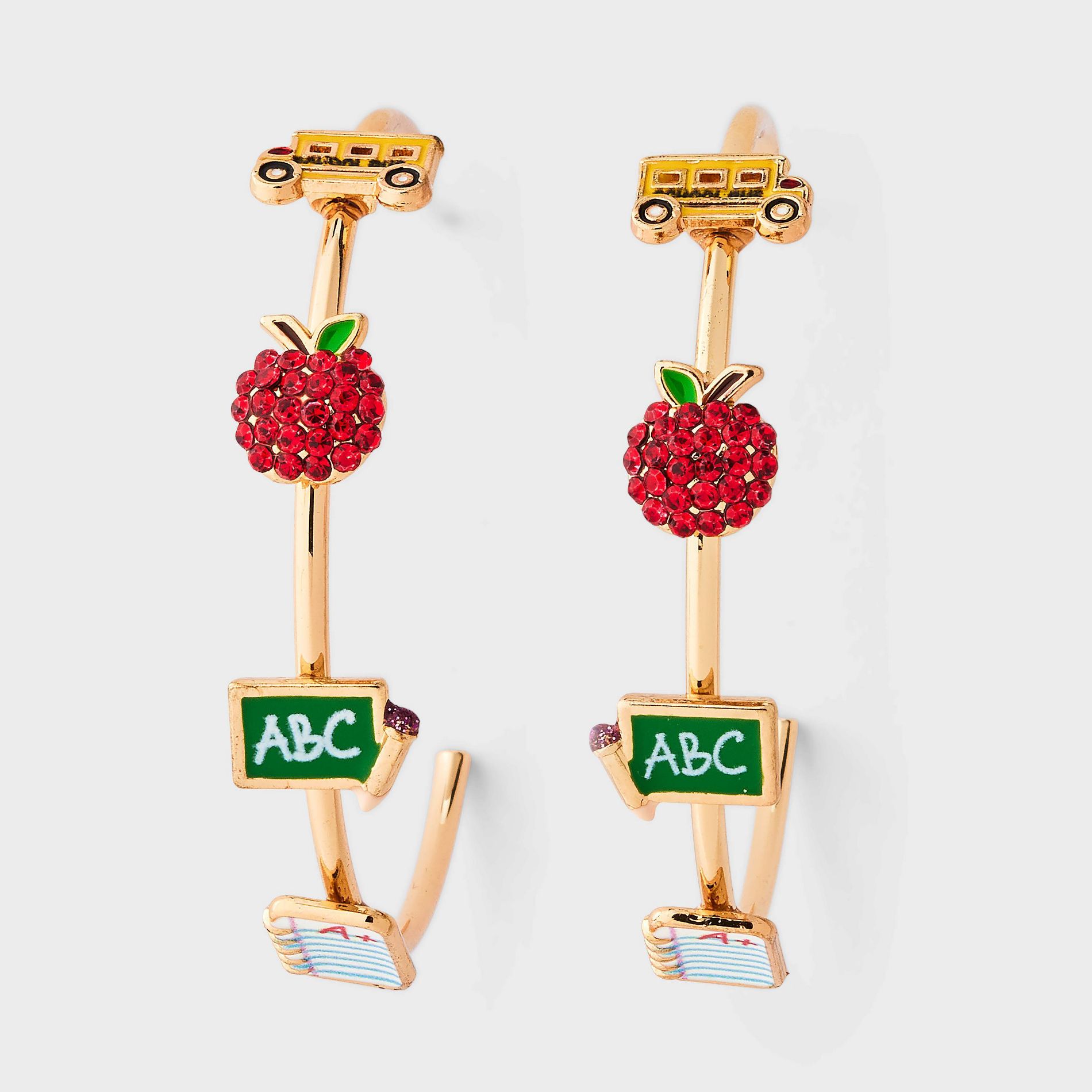 SUGARFIX by BaubleBar Rise Shine School Time Earrings - Gold
