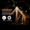 White Duck Regatta Water Repellent 4-Season Canvas Bell Tent/ Yurt with Stove Jack and Groundsheet, for Camping and Glamping - 3 of 4