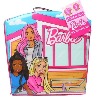Barbie Store N' Play Zipper Storage Case with Vinyl Handle