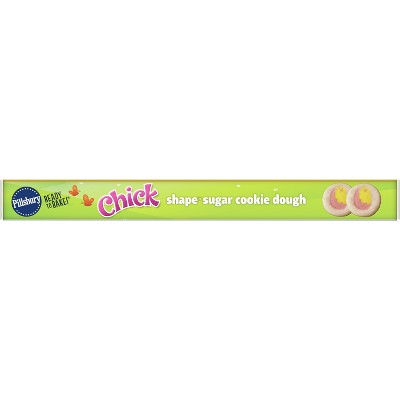 Pillsbury Ready-to-Bake Chick Shape Sugar Cookie Dough - 9.1oz/20ct