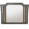 Kaitlyn Metallic Gray Finish Mirror W/Led - 2 of 4
