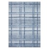 Washable Rugs for Living Room Modern 8x10 Area Rugs Distressed Plaid Print Non Slip Large Kids Bedroom Carpet Indoor Stain Resistant Carpet - 4 of 4