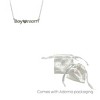 Adornia Tarnish Resistant Rhodium Plated Boy Mom Heart Necklace - 2 of 3