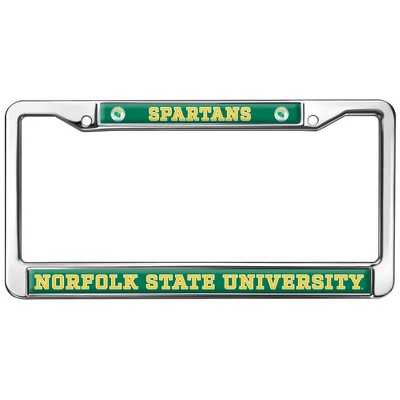 Norfolk State Spartans Logo Full Size Standard License Plate Metal Frame