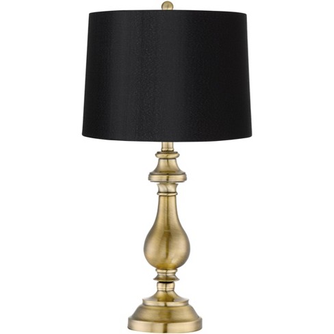 Regency Hill Traditional Table Lamp 26, Fairlee Antique Brass Candlestick Table Lamp