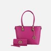MKF Collection Vanessa Women's Fashion Tote & Wallet Set Handbag by Mia K - 2 of 4