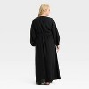 Women's Bishop Long Sleeve Maxi Wrap Dress - Ava & Viv™ - 2 of 2