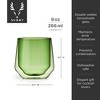 Viski Aurora Double-Walled Tumblers, Set of 2, 9oz - 3 of 4