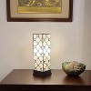 Amora Lighting Tiffany Style Table Lamp White JEWEL 18" High - 2 of 4