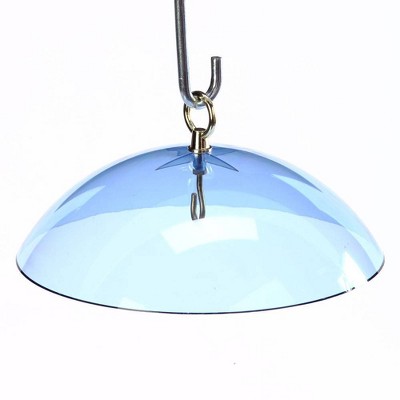 Birds Choice Protective Hanging Dome Bird Feeder Blue