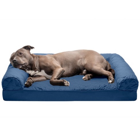 Furhaven quilted orthopedic sofa dog sale & cat bed