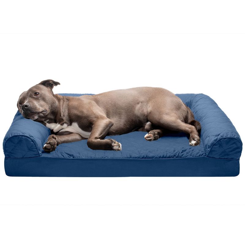 FurHaven Quilted Orthopedic Sofa Pet Bed for Dogs & Cats, 1 of 8