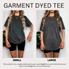 Simply Sage Market Women's Coquette Black Bow Pumpkin Chart Short Sleeve Garment Dyed Tee - 4 of 4