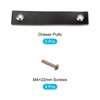 Unique Bargains Leather Door Drawer Cabinet Knobs and Pulls 2 Pcs - 3 of 4