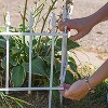 Sunnydaze Outdoor Lawn and Garden Metal Roman Style Decorative Border Fence Panel Set - 4 of 4