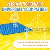 Strictly Briks Classic Big Briks Stackable Baseplates, Large Pegs for Ages 3 and Up, Blue, 1 Piece, 13.75" x 16.25" Inches - 4 of 4