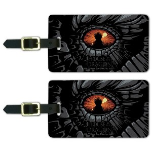 House Of The Dragon Eye Luggage ID Tags Set of 2 - 1 of 4