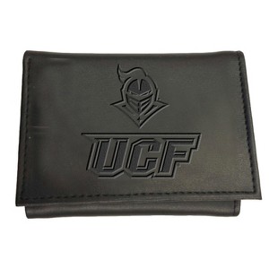 Evergreen NCAA UCF Knights Black Leather Trifold Wallet Officially Licensed with Gift Box - 1 of 1
