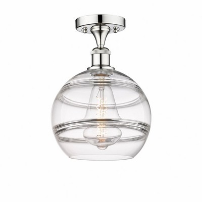 Rochester - 1 Light Semi-Flush Mount In Industrial Style-11.75 Inches Tall and 10 Inches Wide