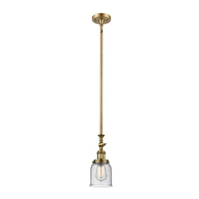 Bell - 1 Light Stem Hung Tiltable Mini Pendant In Industrial Style-14 Inches Tall and 5 Inches Wide